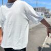 【Unisex】armi | アーミィ　『残布』Zan;p T Oversize - WHITE - 画像 (5)