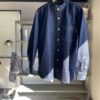 【Men's】free rage | フリーレイジ　"STANDARD" No Collar Denim Shirt - INDIGO - 画像 (8)