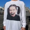 【Unesex】Bjork × Kevin Cummins Photo Grahic Tee - WHITE - 画像 (2)