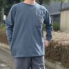 【Men's】BIG MIKE | ビッグマイク　10oz Sunglasses 3 Pocket Long Sleeve Tee - L.NAVY - 画像 (3)