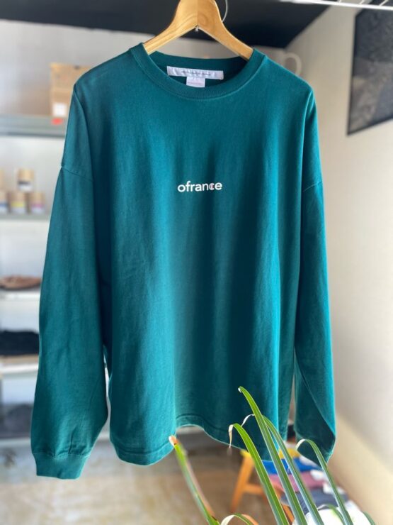 【Men's】EEL Products | イールプロダクツ　『OFRANCE』ロンTee - GREEN