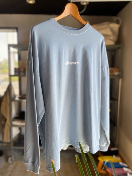 【Men's】EEL Products | イールプロダクツ　『OFRANCE』ロンTee - GRAY SAX
