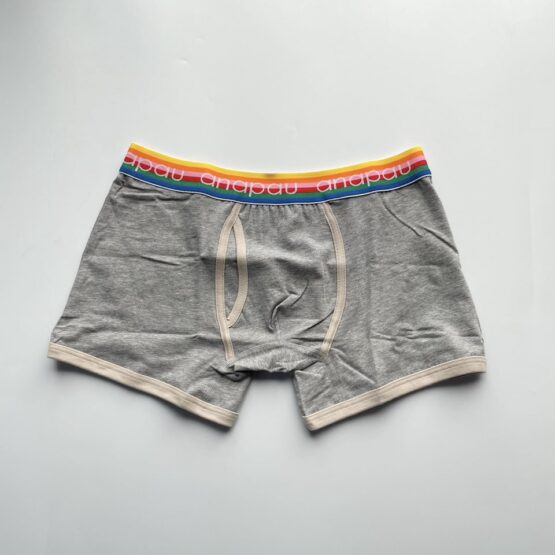【Men's】Anapau | アナパウ　無地定番ボクサーパンツ - GRAY