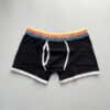 【Men's】Anapau | アナパウ　無地定番ボクサーパンツ - BLACK - 画像 (2)
