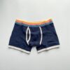 【Men's】Anapau | アナパウ　無地定番ボクサーパンツ - NAVY - 画像 (2)