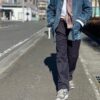 *A VONTADE | アボンタージ　1Tuck Easy Trousers - DEEP NAVY [VTD-0470-PT] - 画像 (3)