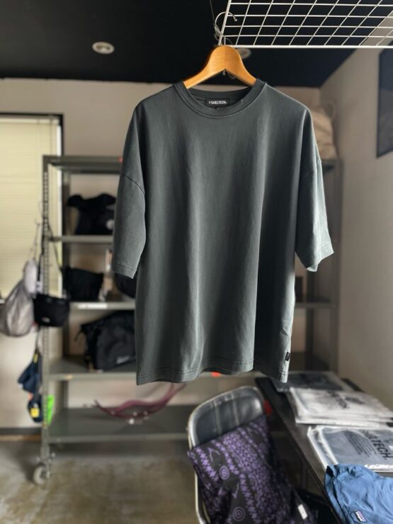 【Men's】Less by SHELTECH | シェルテック　Wide Tee - PIGMENT BLACK