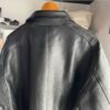 【Men's】NEEDLES | ニードルズ　Double Breasted Car Coat 《Cow Leather》- BLACK [NS077] - 画像 (8)