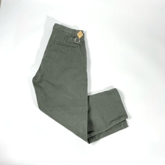 【Men's】melple | メイプル　The American Wide Trousers - ARMY GREEN [MP2SP003]