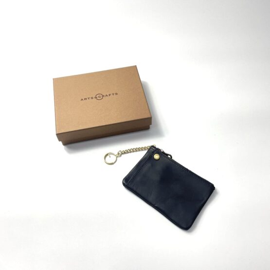 【Unisex】ARTS & CRAFTS | アーツアンドクラフツ　《ELBAMATT ACC》Ge Key&Coin Case - BLACK