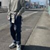 【Men's】SEABEES | シービーズ　Pigment Henley neck Thermal L/S - PIGMENT GREY - 画像 (3)
