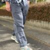 【Men's】BIG MIKE | ビッグマイク　Nylon Rip Front Stitch Easy Pants - CHARCOAL - 画像 (4)