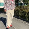 RICCARDO METHA | リカルドメッサ　1Tuck Wide Pants 8Walle Couduroy - BEIGE - 画像 (3)