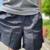 【Men's】Less by SHELTECH | シェルテック　Tuck Shorts - BLACK - 画像 (2)