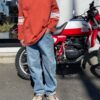 【Men's】*A VONTADE | アボンタージ　7.5oz FootBall T-Shirt - SUNBURN RED - 画像 (3)