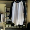 【Unisex】WALLA WALLA SPORT | ワラワラスポーツ　3/4 Baseball Tee 2 Tone - WHITE / CARBON - 画像 (2)
