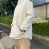 【Men's】free rage | フリーレイジ　"10oz DENIM" PLAY WORK No Collar Jacket - ECRU - 画像 (4)