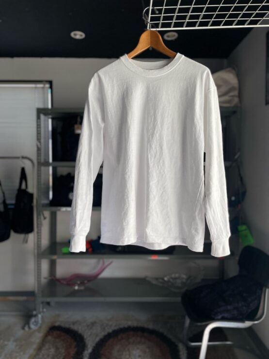 【Unisex】ザ・ベスト | The Best　US Cotton Long Sleeve Tee - WHITE