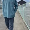 【Men's】BIG MIKE | ビッグマイク　10oz Sunglasses 3 Pocket Long Sleeve Tee - M.GREY - 画像 (3)