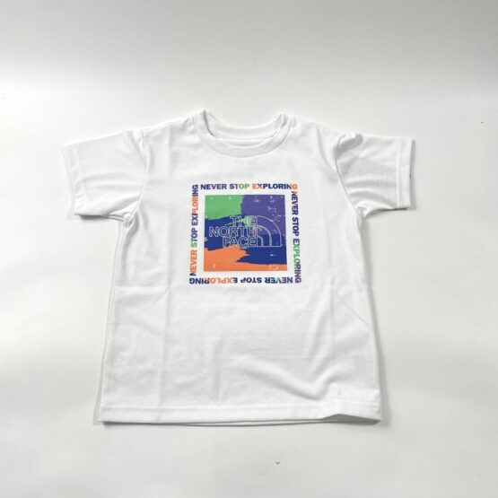 【Kid's】THE NORTH FACE | ザ・ノースフェイス　S/S Getmoted Graphic Tee - W ホワイト [NTJ32473]