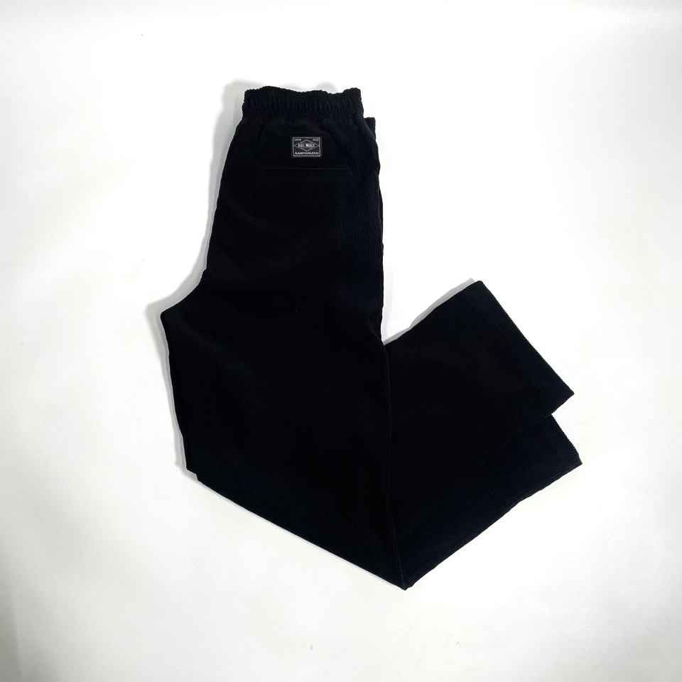 【Men's】BIG MIKE | ビッグマイク Corduroy Easy Pants - BLACK