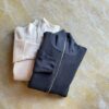 【Men's】*A VONTADE | アボンタージ　Big Waffle Drivers Zip Cardigan - INK [VTD-0601-CS] - 画像 (16)