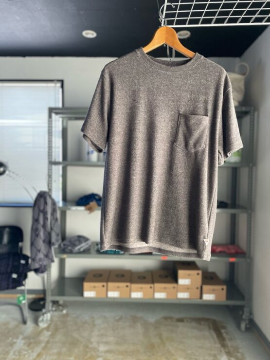 【Men's】melple | メイプル　3.6Pile Tee - BROWN
