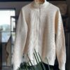 【Men's】*A VONTADE | アボンタージ　Big Waffle Drivers Zip Cardigan - NATURAL [VTD-0601-CS] - 画像 (2)