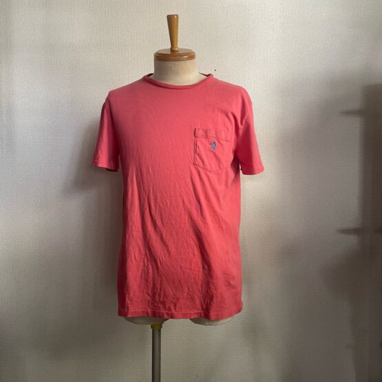 【USED】POLO Ralph Lauren　Pocket T-Shirt - PINK