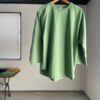 【Unisex】WALLA WALLA SPORT | ワラワラスポーツ　3/4 Baseball Tee - GRASS GREEN - 画像 (2)