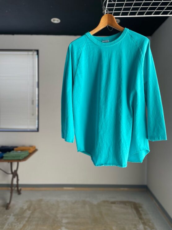 【Unisex】WALLA WALLA SPORT | ワラワラスポーツ　3/4 Baseball Tee - TEAL