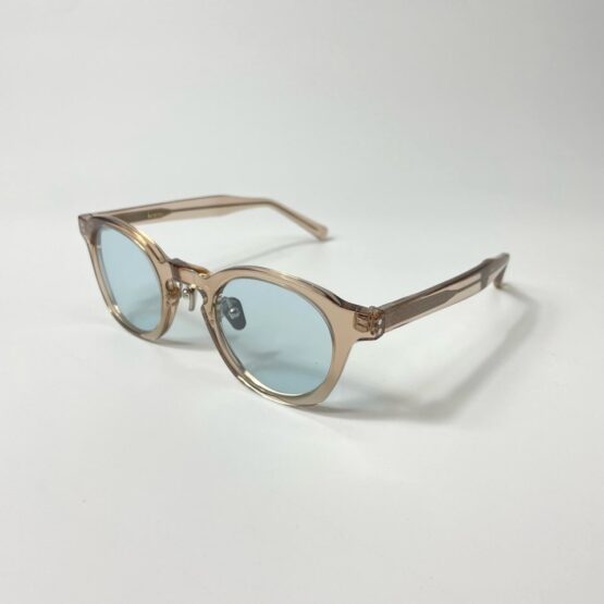 【Unisex】kearny eyewear | カーニーアイウェア　Dearie - CLEAR BROWN / Blue Green Lens  [20008]