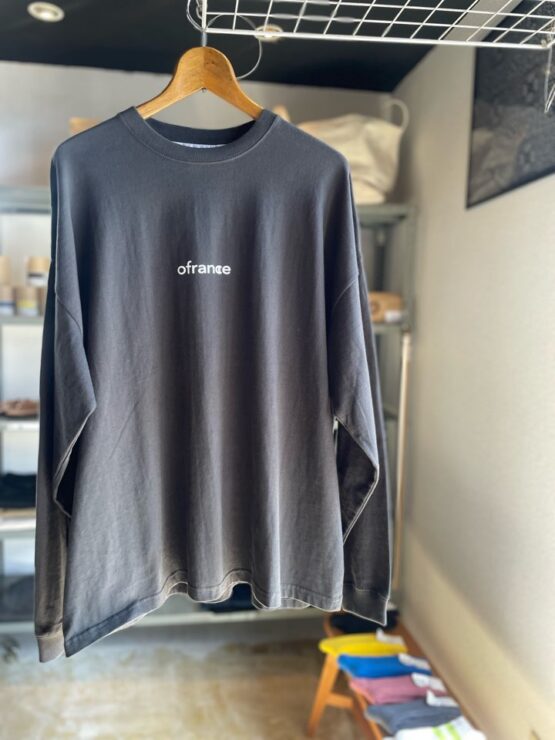 【Men's】EEL Products | イールプロダクツ　『OFRANCE』ロンTee - CHARCOAL