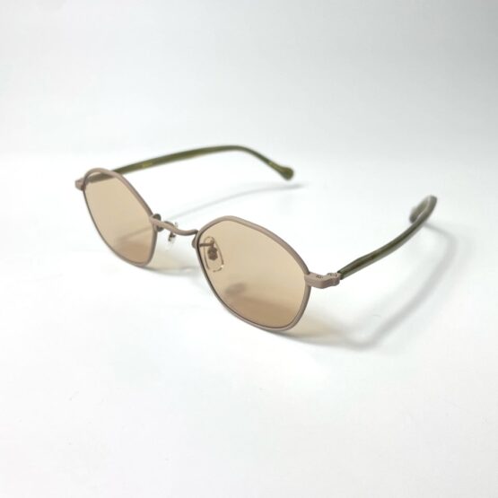 【Unisex】kearny eyewear | カーニーアイウェア　Gravel 8 - GREEN STONE × BEIGE / Coarse Tea Lens