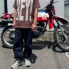 【Unisex】free rage | フリーレイジ　Rycycle Cotton Tee “HEY! YOU” - BROWN - 画像 (12)