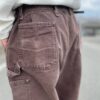 【Unisex】MADE by sunny side up. | メイド バイ サニーサイドアップ　Re Tarpered Duck Pants - BROWN / SIZE 4 [SR-193-005] - 画像 (7)