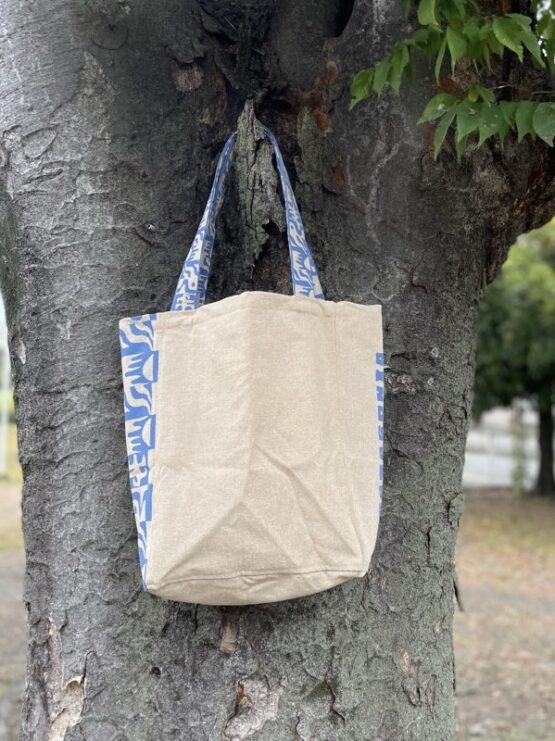 【Unisex】patagonia | パタゴニア　Recycled Market Tote - MOTHER RAYS : CLASSIC TAN [59250]