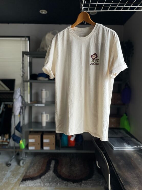 【Men's】patagonia | パタゴニア　Men's Balance Organic T-Shirt - PEACE SEEDS : UNDYED NATURAL