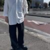 【Men's】*A VONTADE | アボンタージ　Banded Collar Shirts - WHITE - 画像 (4)