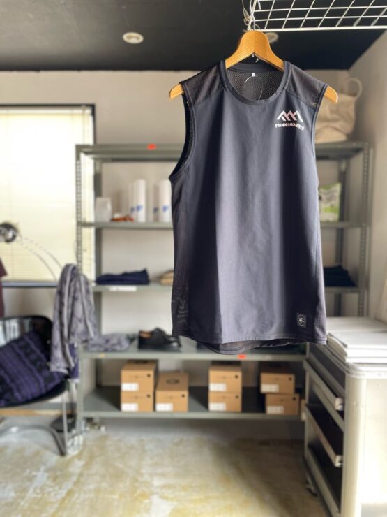 【Unisex】FRANK&MORRIS | フランクアンドモリス　F&M Mesh Sleeveless - BK ブラック [FM-012]