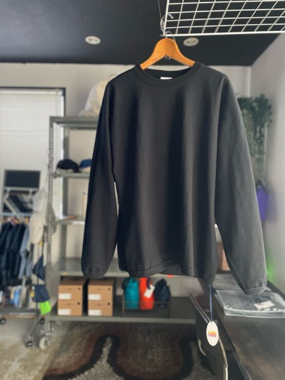【Men's】melple | メイプル　The American Ringer L/S - BLACK