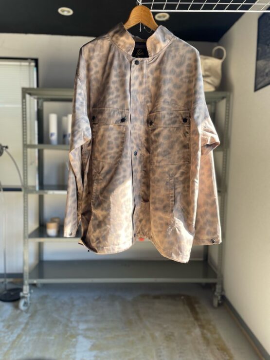 【Men's】NEEDLES | ニードルズ　C.P. Jacket [Poly Taffeta / Animal Printed] - BEIGE