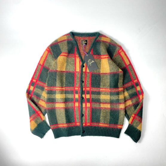 NEEDLES | ニードルズ　Mohair Cardigan - TARTAN [JQ273]