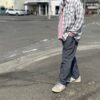 【Men's】BIG MIKE | ビッグマイク　Rayon Mix Ombre Check Shirts - WHITE × GRAY - 画像 (2)