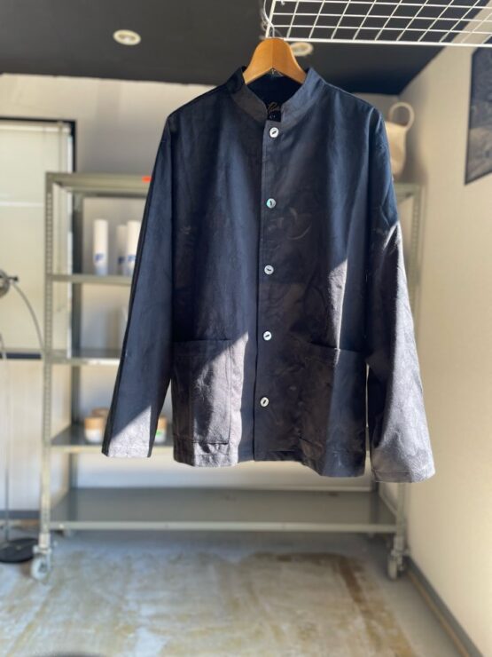 【Men's】NEEDLES | ニードルズ　S.C. Shirt [C/Pe/Pu Papillon Jq.] - BLACK