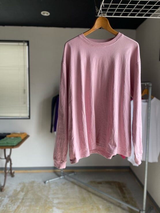 【Unisex】ザ・ベスト | The Best　Organic Cotton Long Sleeve Tee - ROSE PINK