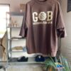 【Unisex】SCREEN STARS | スクリーンスターズ　Sunburned Sweat Tee - BROWN - 画像 (2)