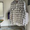 【Men's】BIG MIKE | ビッグマイク　Rayon Mix Ombre Check Shirts - WHITE × GRAY - 画像 (7)