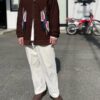 【Men's】NEEDLES | ニードルズ　V Neck Cardigan [CHIMAYO] - BROWN - 画像 (2)