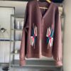 【Men's】NEEDLES | ニードルズ　V Neck Cardigan [CHIMAYO] - BROWN - 画像 (8)